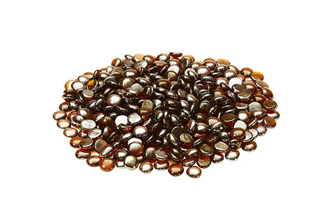 Glass Bead-Amber